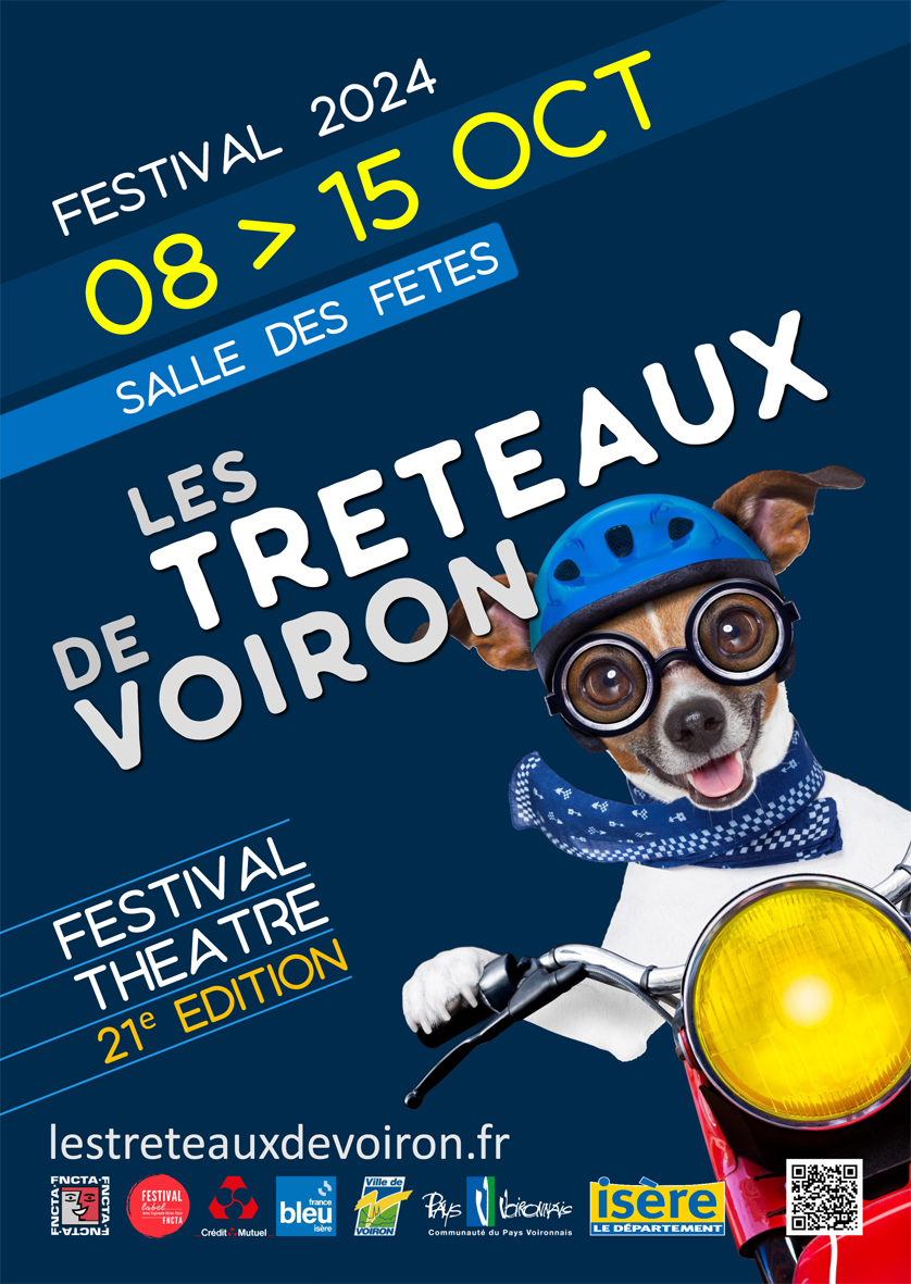 Affiche du Festival de théâtre Les Tréteaux de Voiron